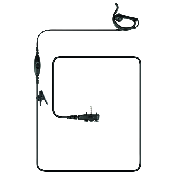 AAK50X501 – G-Style Earpiece with In-Line Microphone and PTT
