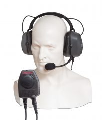 CHP450D/DX – Double Ear-Cup Defender with Large PTT & Comfort Headband