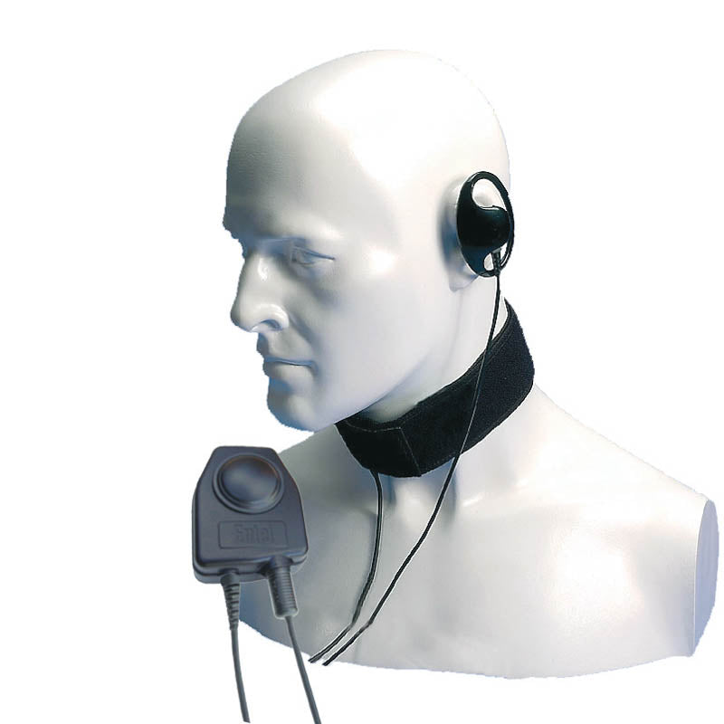 CXR16/750 – Bone Conductive Skull Microphone with Large In-Line PTT