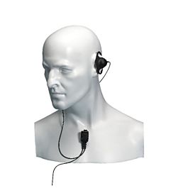 EA12/DT9 – ‘D’ Shaped, Soft Rubber-Feel Earpiece