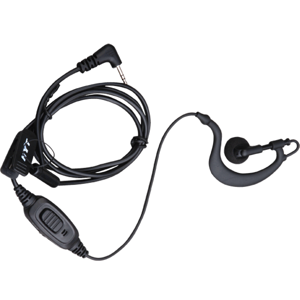 EHS09 – C-Shape Earpiece with In-Line Mic/PTT