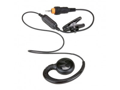 HKLN4529B – Motorola CLP/ CLK Earpiece with Mic & PTT (Short Cord)