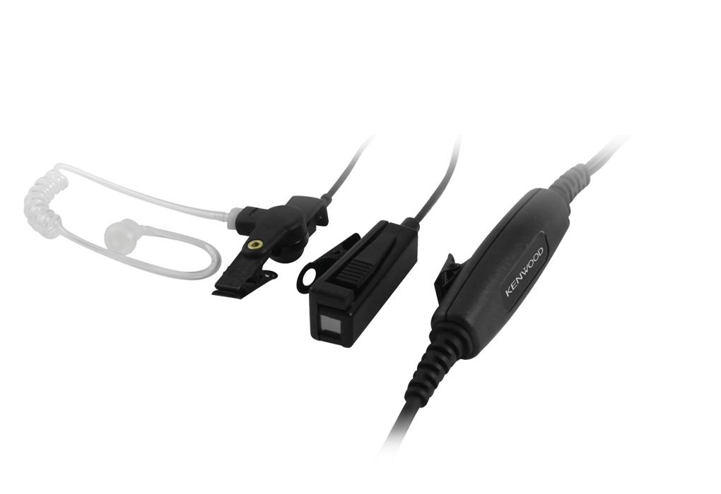 Kenwood KHS-9BL Two-wire Palm Microphone with Earpiece