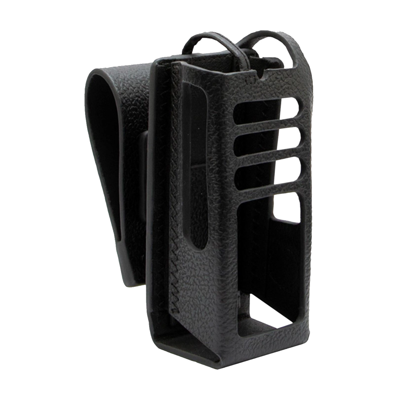 PMLN8662A – Motorola Solutions Hard Leather Carry Case with 3 Inch Swivel Belt Loop for R5 LKP