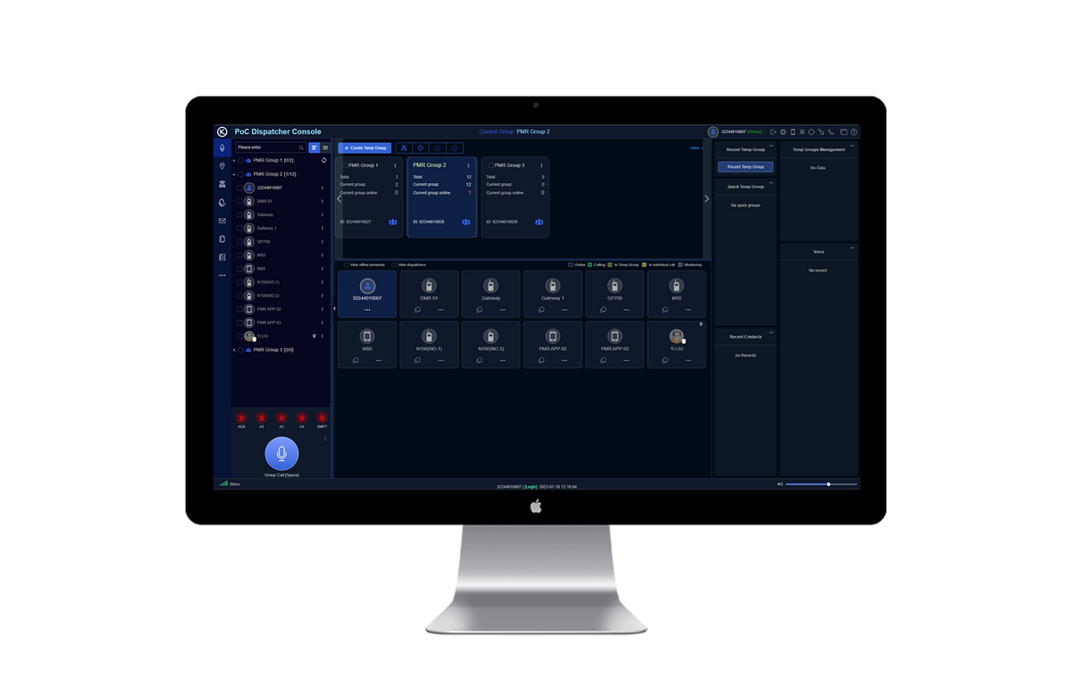 PTToC Dispatch Console