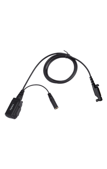 ACN-02 – PTT and Microphone Cable (for use with receive-only Earpiece)
