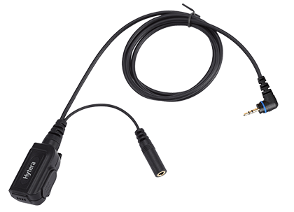 ACS-01 – PTT & MIC cable (used with Receive-Only Earpiece)