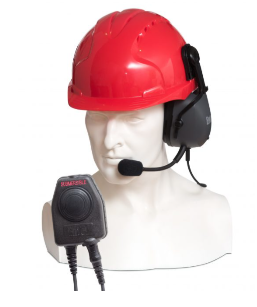 CHP750HS – Single Earpiece Ear Defender with Large PTT (Hard Hat use Only)