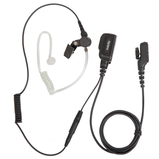 EAN23 – Earpiece with Acoustic Tube and Detachable In-line PTT (Black)