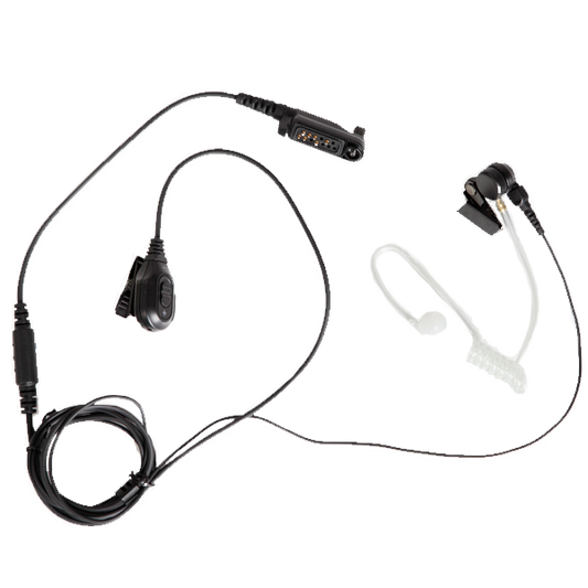 EAN24 – Earpiece with Acoustic Tube and In-line PTT (Black)