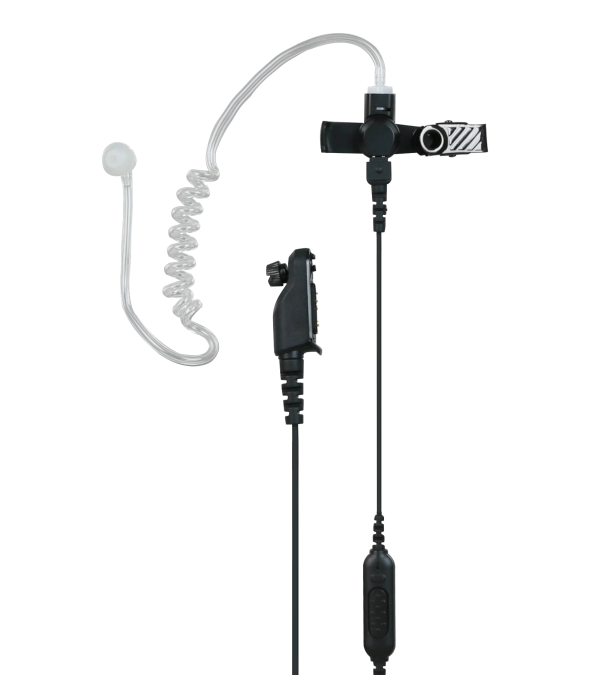 Hytera EAN30-P Earpiece with in-line MIC PTT & Transparent Acoustic Tube