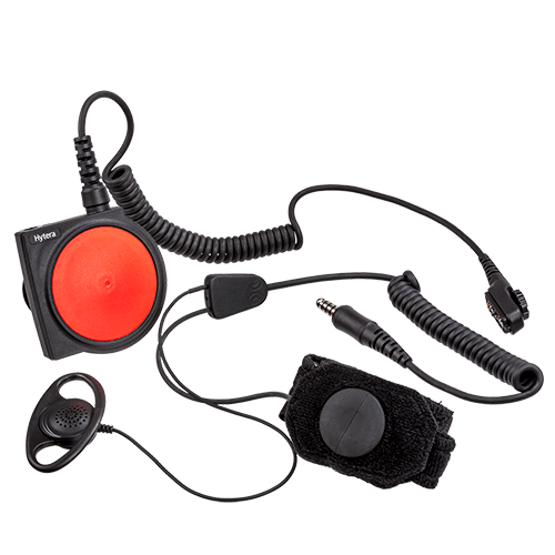 ELN08 – Throat-vibrating earpiece with large PTT