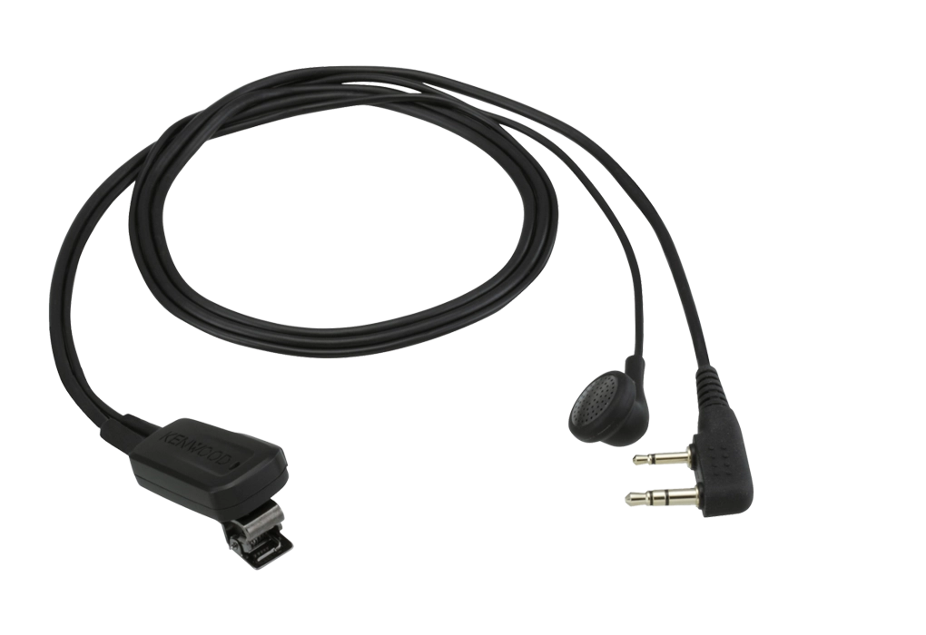 Kenwood EMC-11 Clip microphone with Earphone and PTT