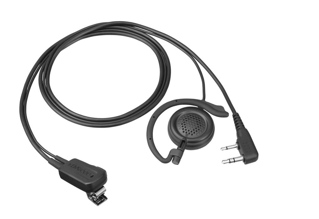 Kenwood EMC-12 Clip microphone with Earphone and PTT (VOX ready)