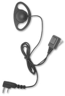 EPM01-M1 – 2-Pin D-Shape Earpiece with Mic/PTT