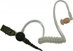KA2000E – Acoustic tube earpiece with mic/ptt and single pin plug