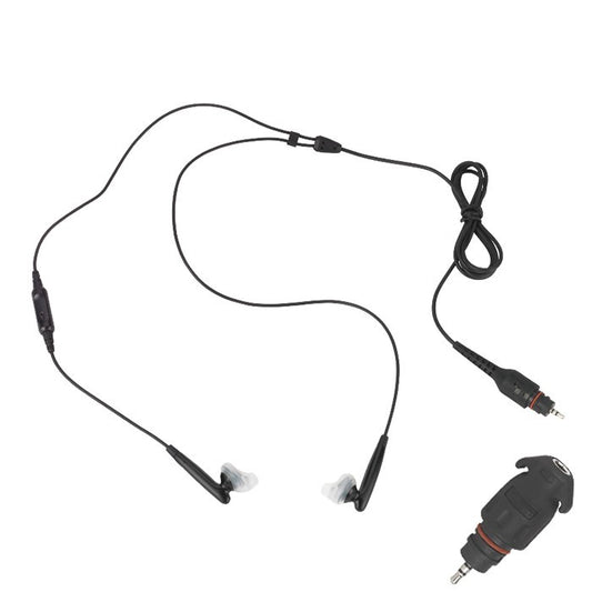 NNTN8747A Motorola Wireless Overt Audio Kit for Fast PTT (Black)