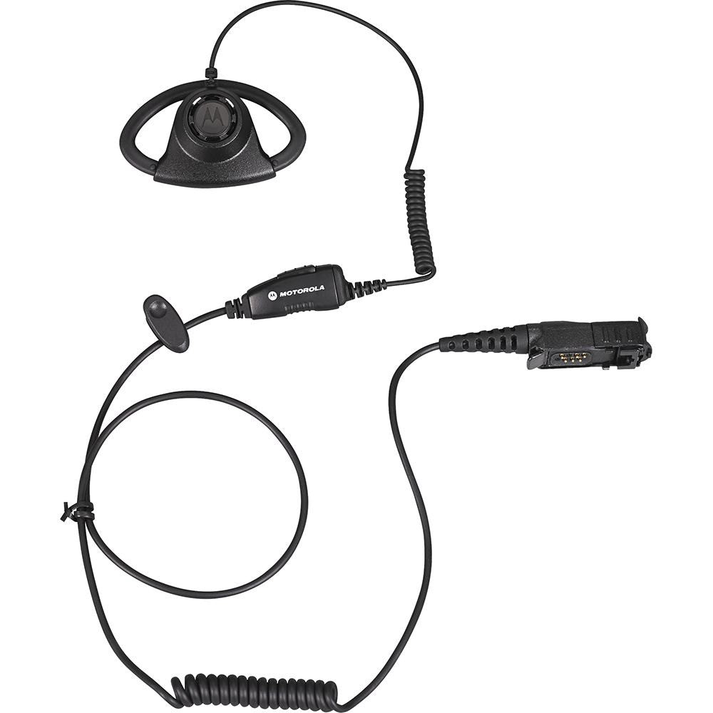 PMLN6757 – Motorola Solutions Adjustable D Style Earpiece with Inline Mic/PTT