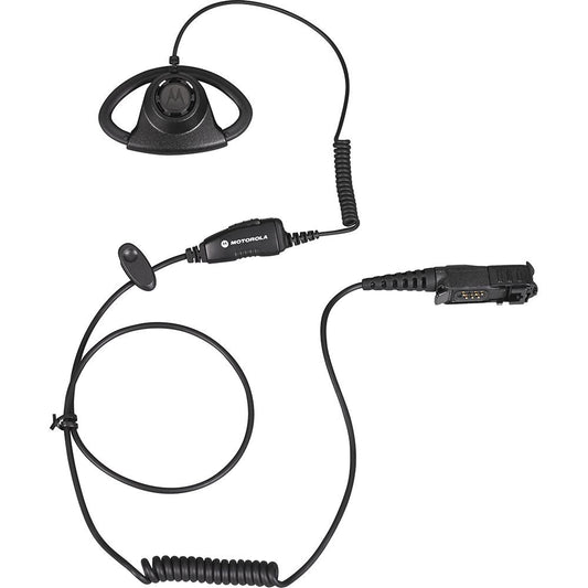 PMLN6757 – Motorola Solutions Adjustable D Style Earpiece with Inline Mic/PTT