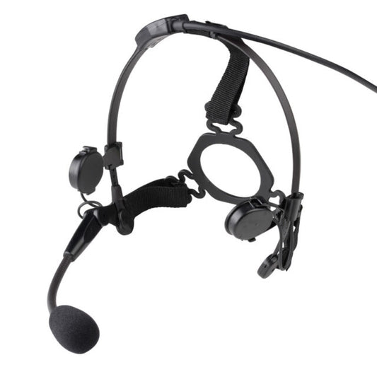 PMLN6833A – Tactical Temple Transducer with Boom Microphone