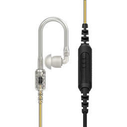 PMLN8341 – IMPRES™ 1-Wire Surveillance Kit with Translucent Tube, Loud Audio, Black