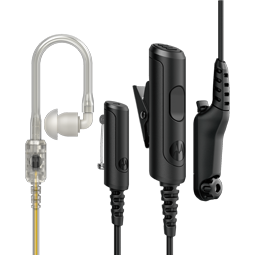 PMLN8343 – IMPRES™ 3-Wire Surveillance Kit with Translucent Tube, Loud Audio, Black