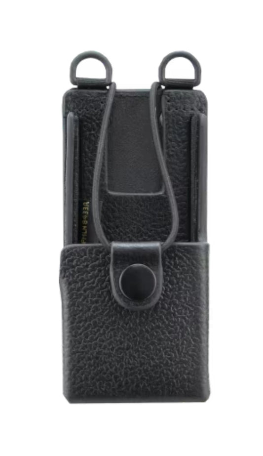PMLN8433A – Motorola Solutions Leather Carry Case with 3″ Belt Loop for R2
