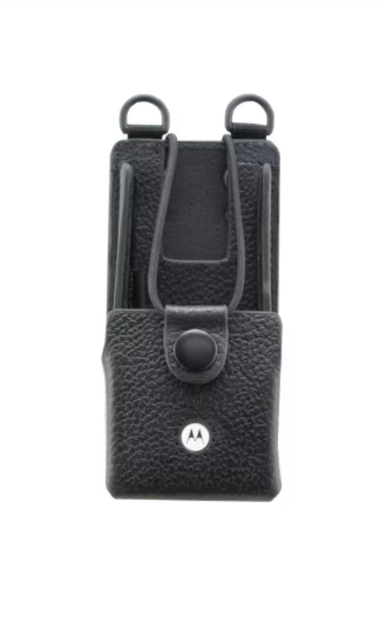 PMLN8434A – Motorola Solutions Leather Carry Case with 2.5″ Swivel Belt Loop for R2