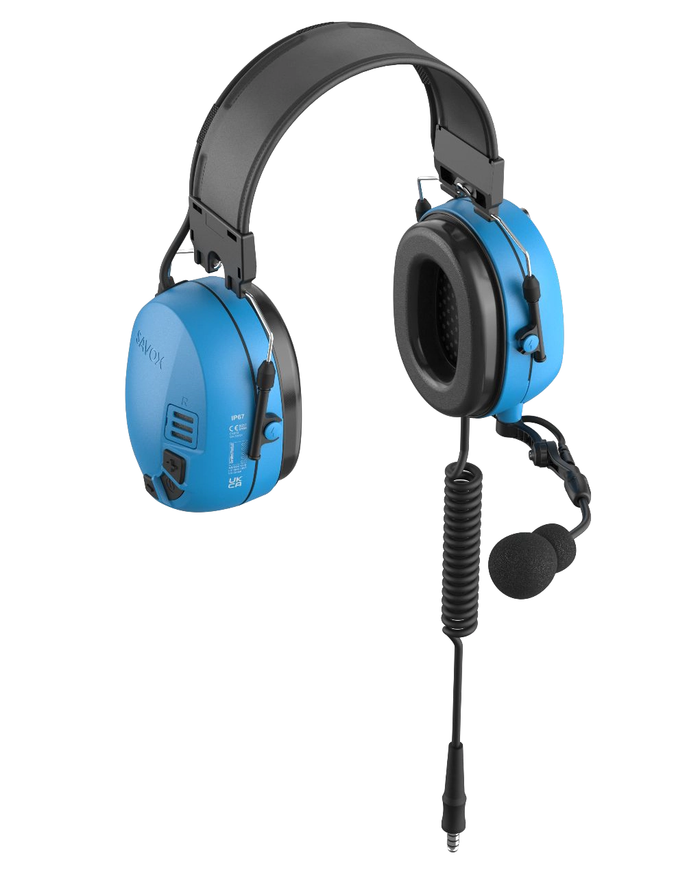 PMLN8631 – Motorola Solutions HS750Ex ATEX Ambient Sound Control Headset with Nexus Jack, IP67, Headband, R7Ex Series