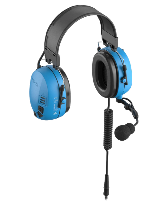 PMLN8631 – Motorola Solutions HS750Ex ATEX Ambient Sound Control Headset with Nexus Jack, IP67, Headband, R7Ex Series