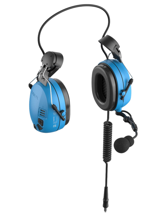 PMLN8632 – Motorola Solutions HS750Ex ATEX Ambient Sound Control Headset with Nexus Jack, IP67, Helmet Attachment, R7Ex Series