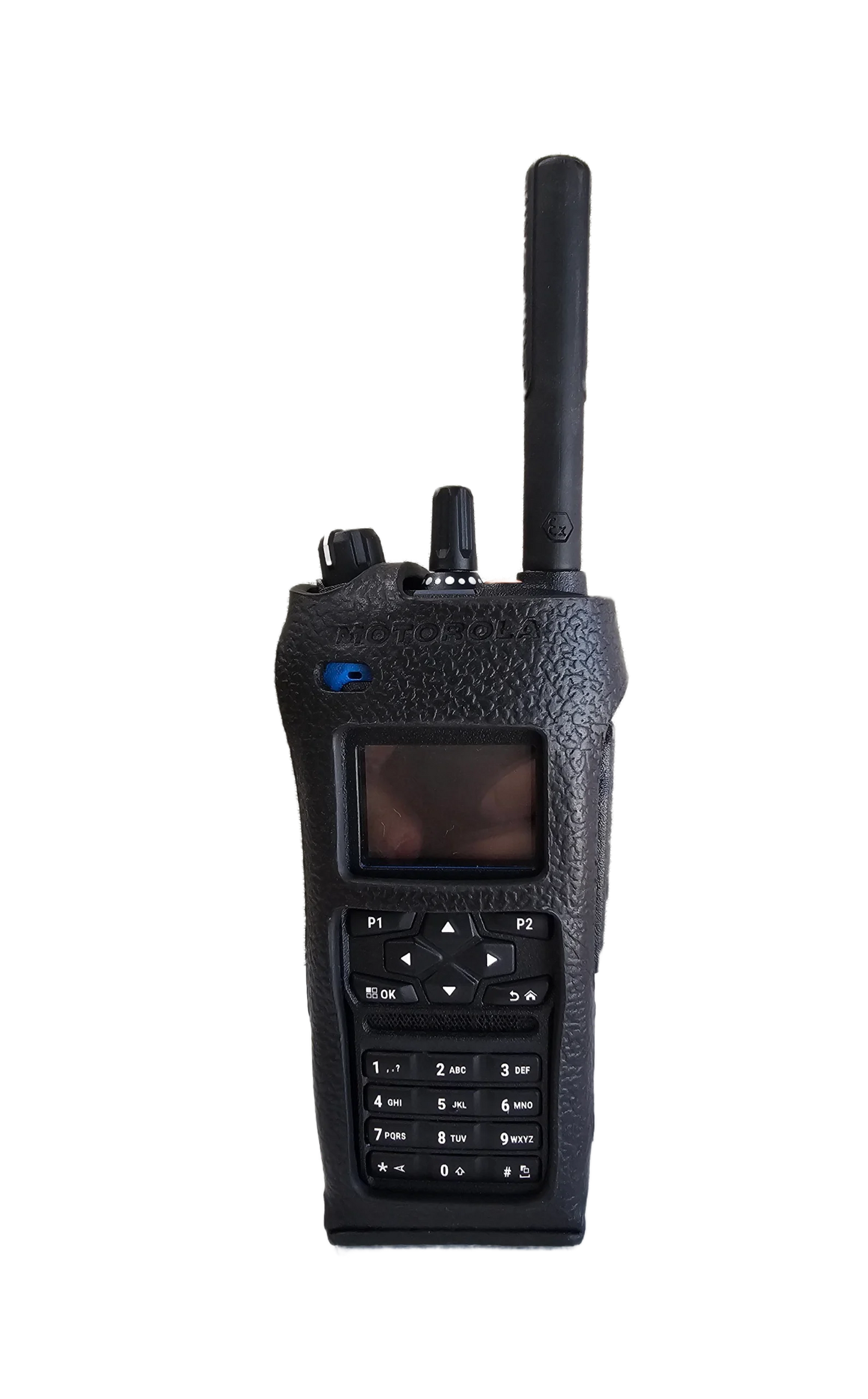 PMLN8637 – Motorola Solutions Hard Leather Carry Case with 2.5 Inch Swivel Belt Loop for R7Ex FKP