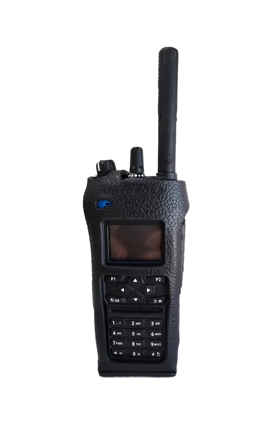PMLN8642 – Motorola Solutions Hard Leather Carry Case with 2.5 Inch Fixed Belt Loop for R7Ex FKP