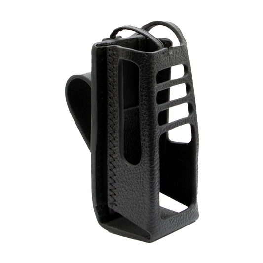 PMLN8663A – Motorola Solutions Hard Leather Carry Case with 3 Inch Fixed Belt Loop for R5 LKP