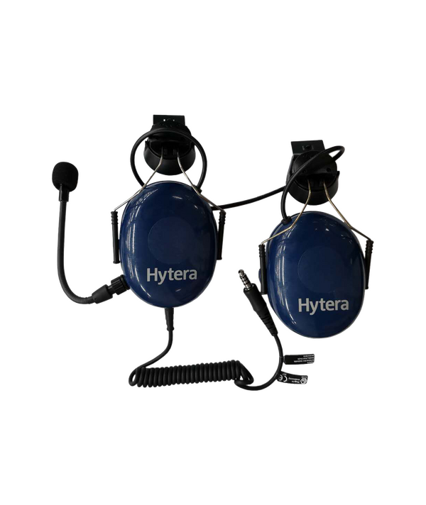 Hytera POA176-Ex Heavy duty noise-cancelling helmet headset (ATEX)