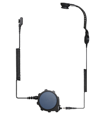 POA34-Ex and POA63-Ex – Hytera ATEX Bone Microphone Headset with Big PTT