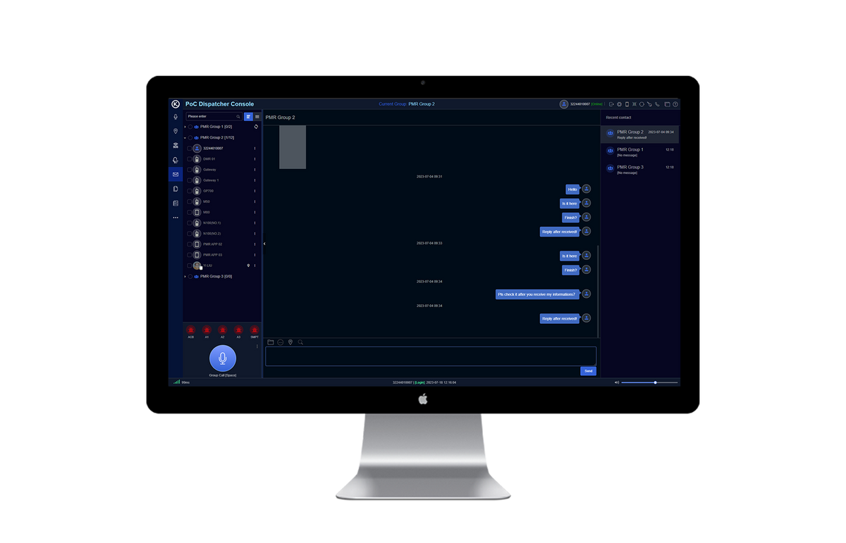 PTToC Dispatch Console