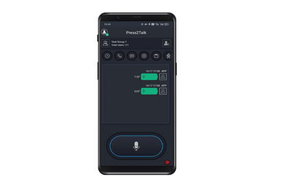 Press2Talk Smartphone Android IOS App