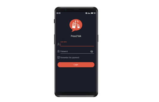 Press2Talk Smartphone Android IOS App