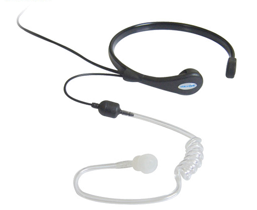 Throat Mic and acoustic tube earpiece